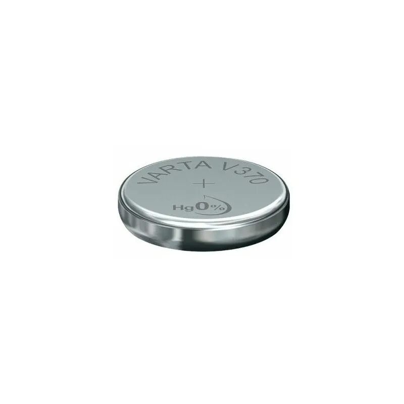 Batteria a bottone micro  argento sr69 - v370 1,55v blister 1 unità ø9,5x2,15mm