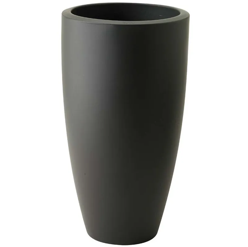 Vaso pure soft round high 40 anthracite 