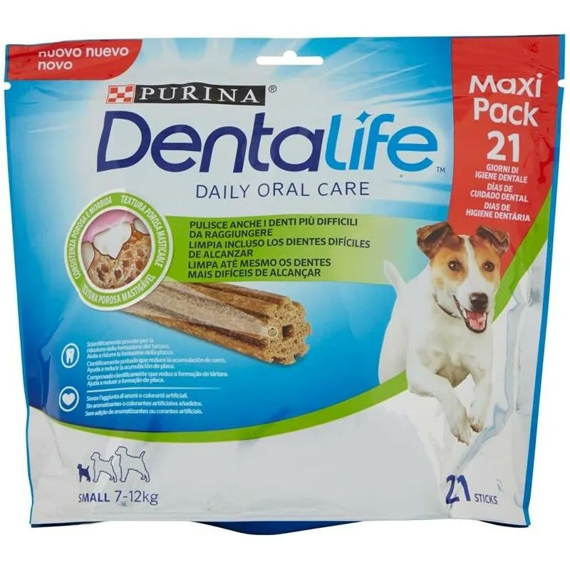  - dentalife 21 stick per igiene orale cani taglia small 3 pz da 115 gr