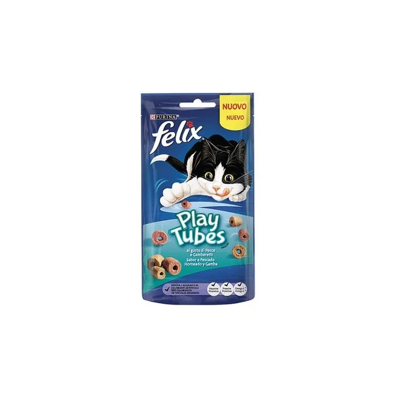  - Felix Play Tubes da 50 gr Pesce e Gamberetti