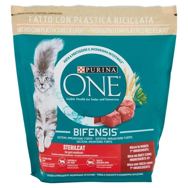  - one sterilcat 1.5KG manzo per gatti