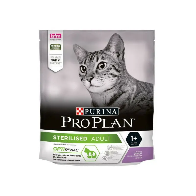 Pro Plan Optirenal per Gatto Adult Sterilised da 400 gr Tacchino - 