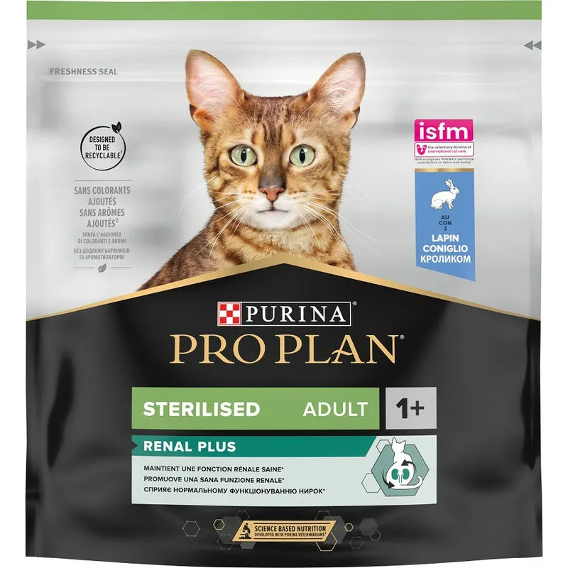  - Purina Optirenal per Gatto Adult Sterilised da 400 gr Coniglio