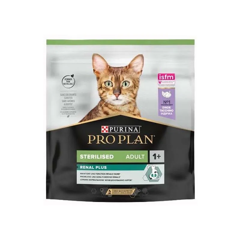  - Proplan Gatto Sterilised Renal 400gr Tacchino