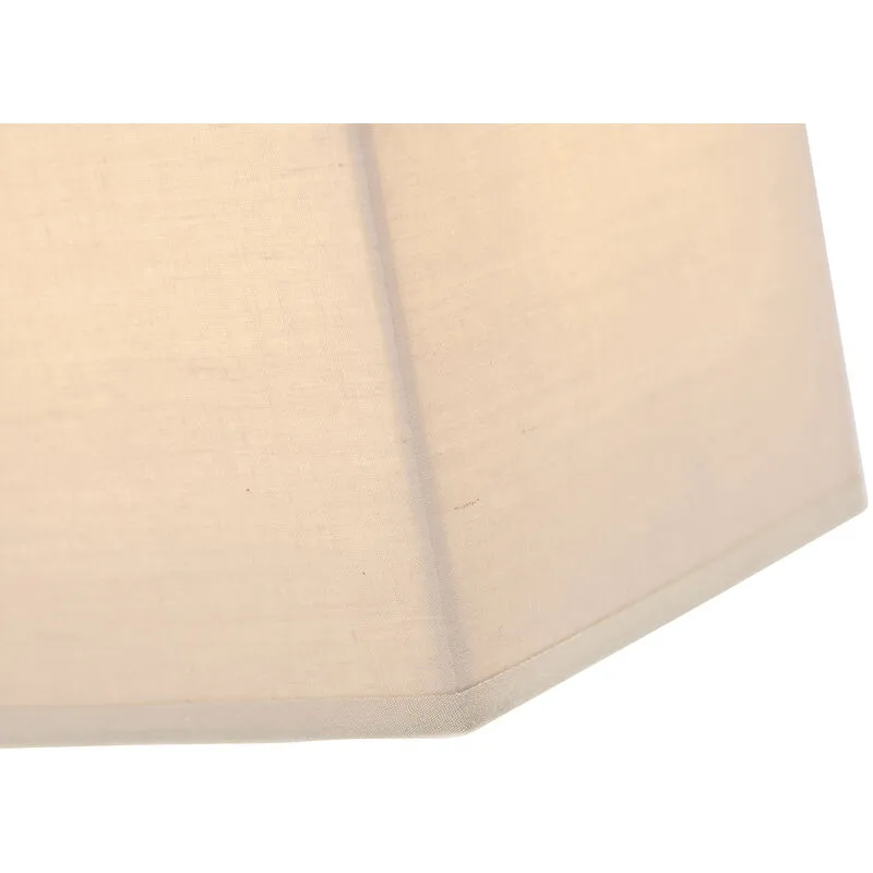  Applique con paralume vete - Moderno - Tessuto - Beige - Allungato Max. 1 x Watt