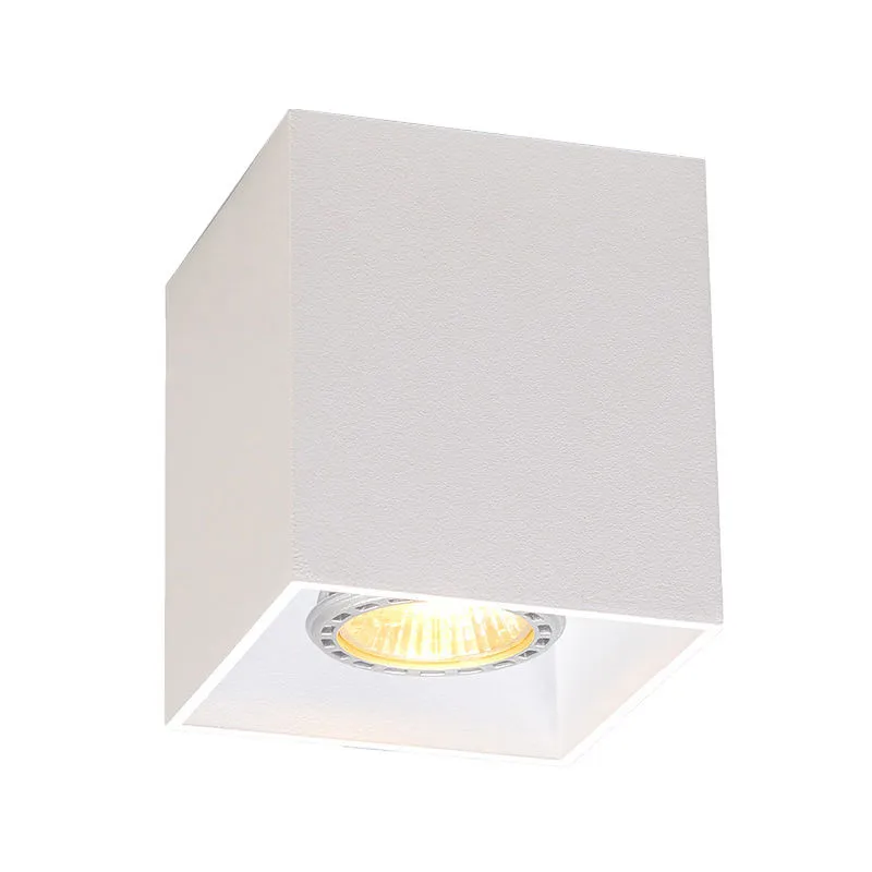 Faretto qubo - Moderno - Alluminio - Bianco - Cubo/Quadrato Max. 1 x Watt - Qazqa