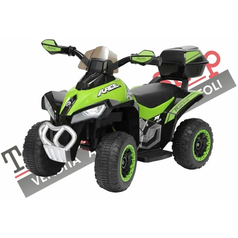 Quad Elettrico Per Bambini Tecnobike Shop atv Mini Quad Deluxe 6V-Verde