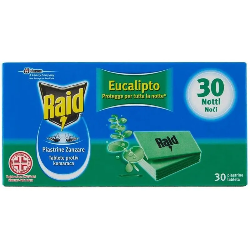 Piastrine ricarica per 30 notti all eucalipto - 