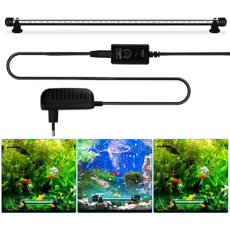 Randaco - Hengda 57cm led Acquario rgb Illuminazione Impermeabile Fish Tank Lampada Crostacei