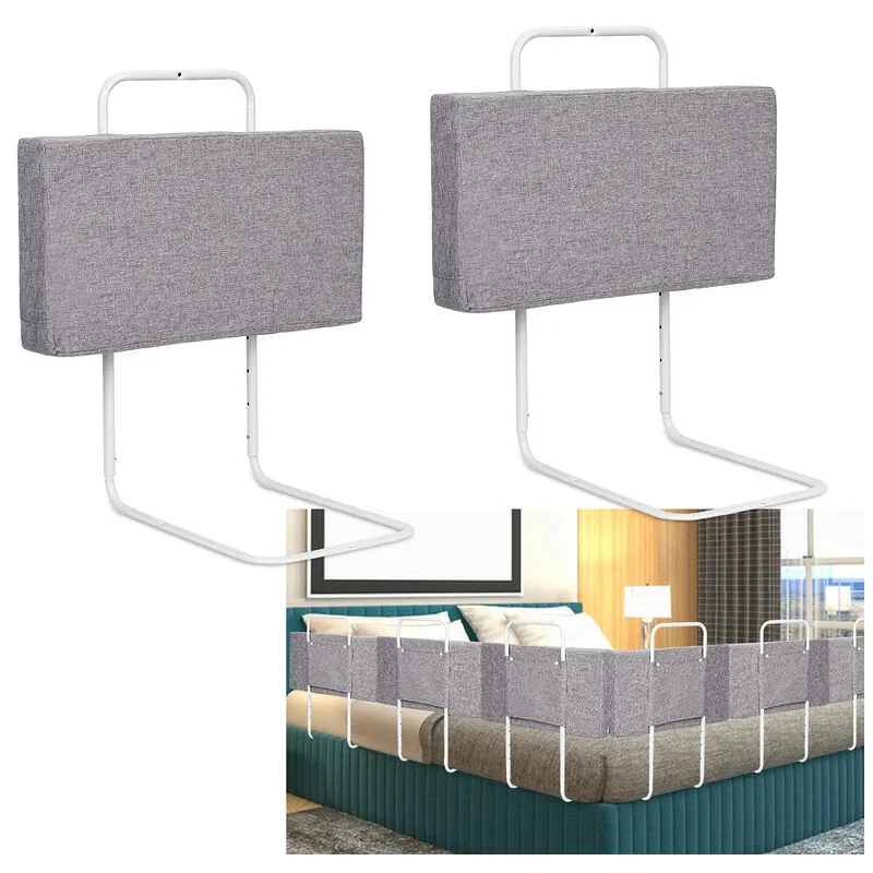 Hengda Sponda Letto Griglia di protezione per il Letto Bambini 120 cm Barriere per letto Anticaduta Regolabile in Altezza per Letto. Protezioni