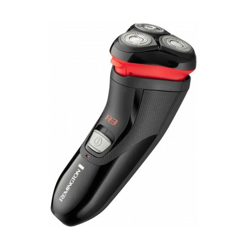  R3000 Style Series Rasoio Elettrico Rotazione Trimmer Nero-Rosso