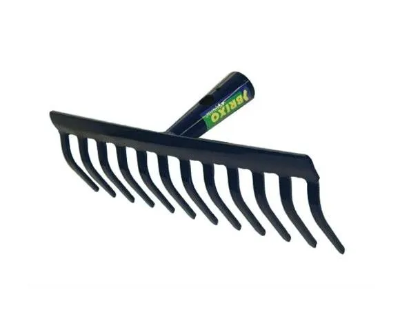 Rastrello Brixio 12 Denti 32 Cm In Acciaio Stampato Senza Manico 1Pz