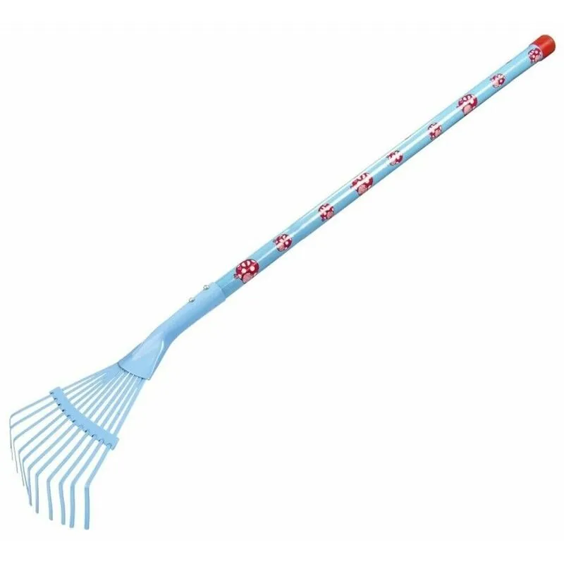 Rastrello da giardino per bambini da 78 cm - colore Azzurro