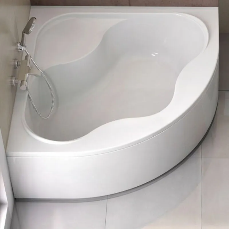 Grembiule da bagno in acrilico Gentiana 150 cm, bianco (CZG1000AN0) - Ravak