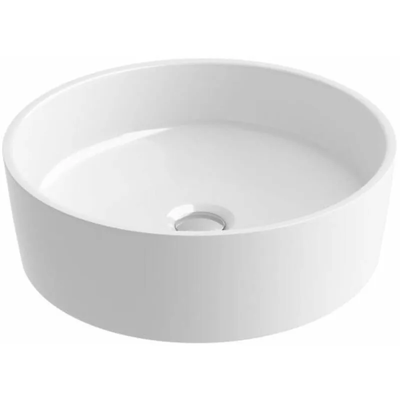 Ravak - uni - Lavabo da appoggio, diametro 40 cm, bianco XJX01140001