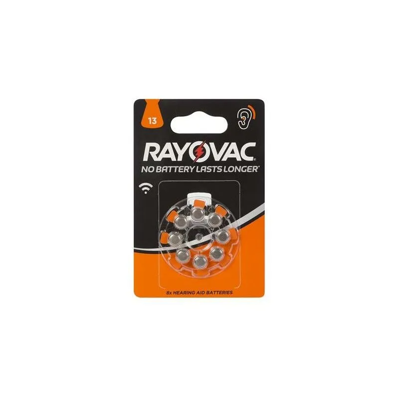 ZINC AIR CEL RAYOVAC 1.45V-290mAh 4606.745.418 (8pcs/bl)