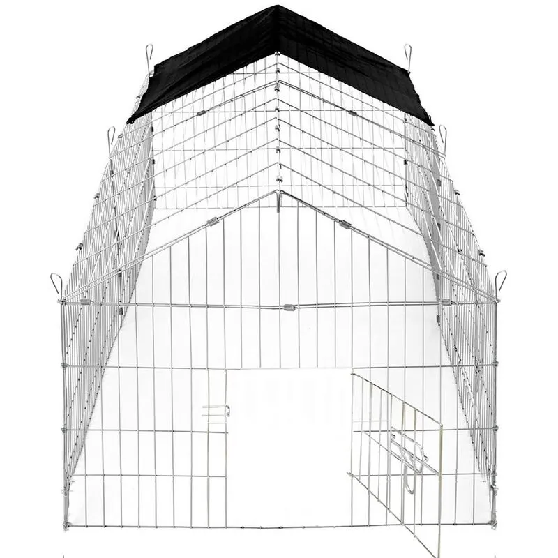 Mucola - Recinto all'aperto con parasole Recinto per animali Recinto all'aperto Recinto per conigli Gabbia per conigli Recinto per conigli