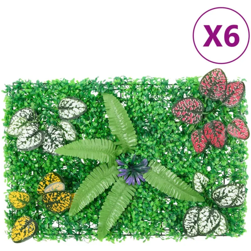 Vidaxl Recinzione Piante Artificiali�6 pz Verde 40x60 cm