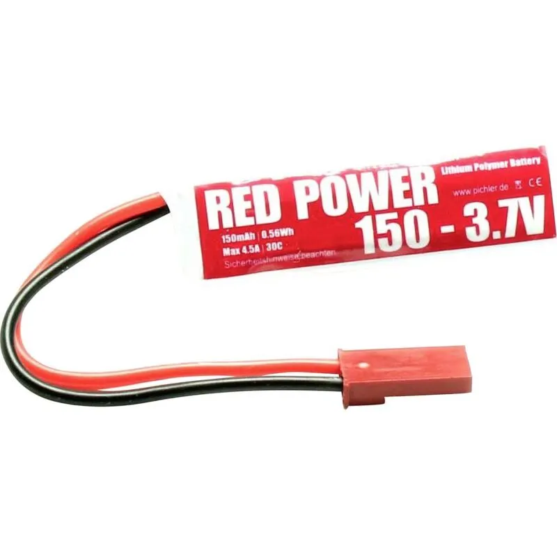 Batteria ricaricabile LiPo 3.7 v 150 mAh Softcase jst - Red Power