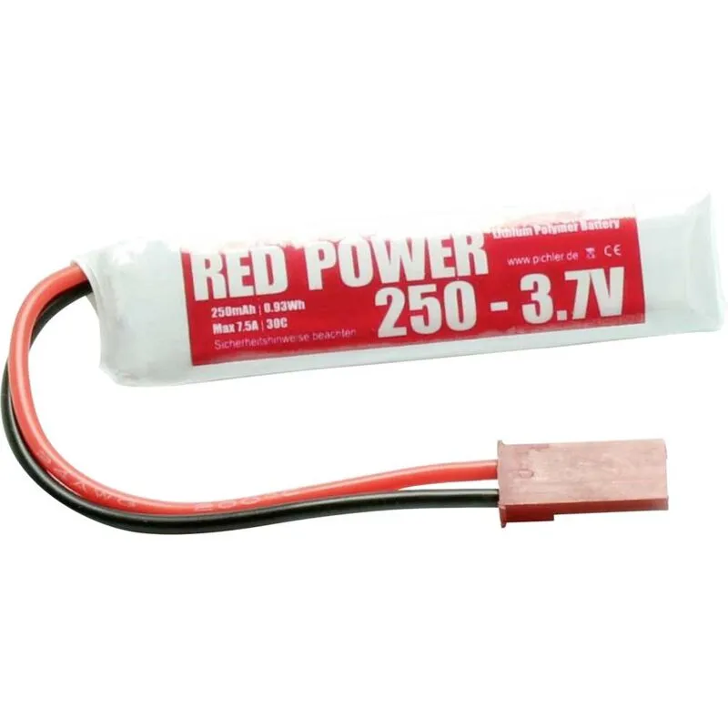 Batteria ricaricabile LiPo 3.7 v 250 mAh Softcase jst - Red Power