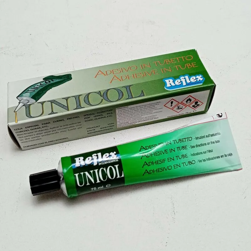 Unicol 75ml colla speciale universale per cuoio feltro legno plastica - 