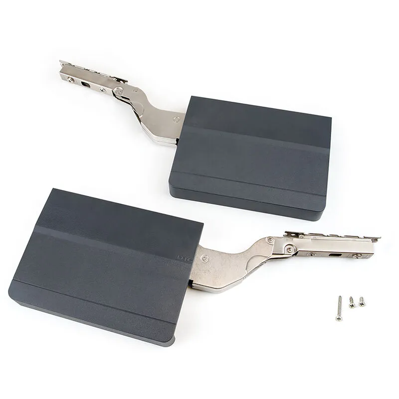 Set di braccetti per porte sollevabili Agile, 3200 - 9000, Acciaio e Tecnoplastica, Grigio antracite - Grigio antracite - Emuca