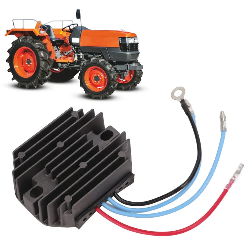 Régulateur de tension 12 v en alliage d'aluminium 66611-55250 de remplacement pour tracteur Kubota B4200 B5100