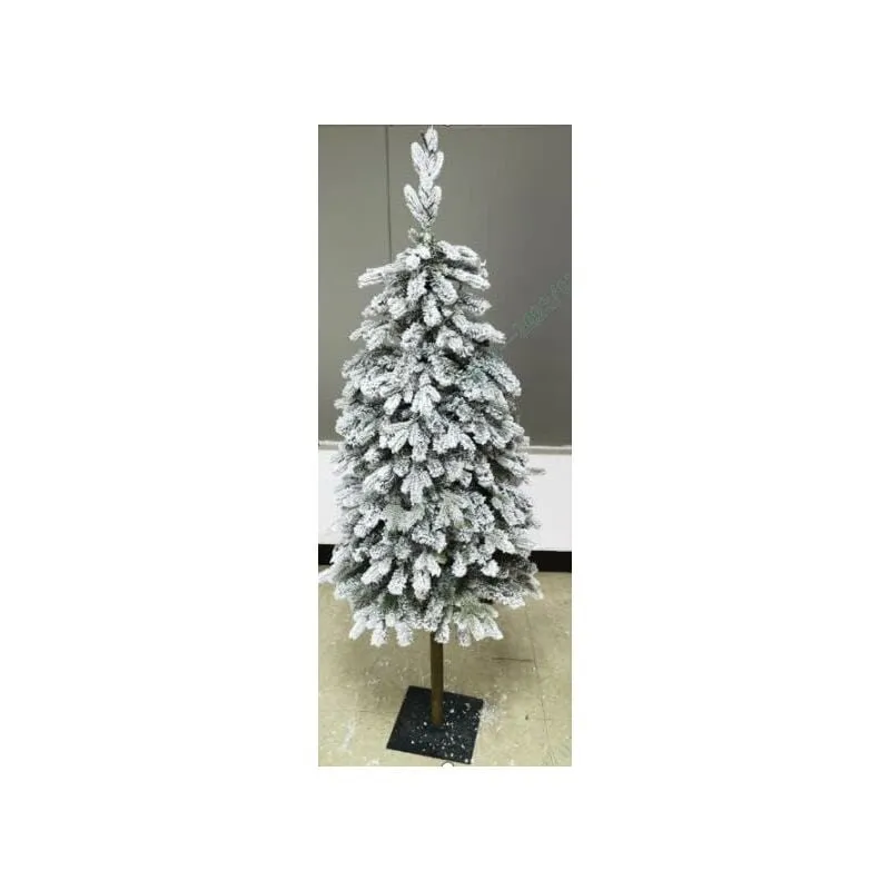 Albero di Natale 150CM, Alberi Di Natale Innevato con 160 Luci led, Apertura Ombrello e Facile Montaggio, Decorazione Natalizia - Relax4life