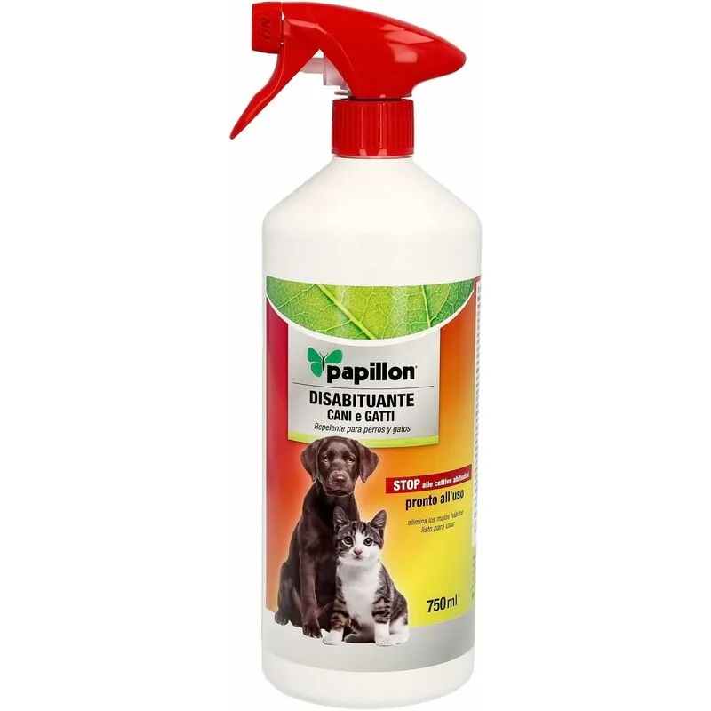 Papillon - disabituante repellente spray per cani e gatti - 750ML