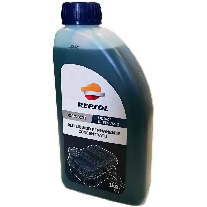 Repsol - 1kg liquido antigelo blu refrigerante permanente concentrato
