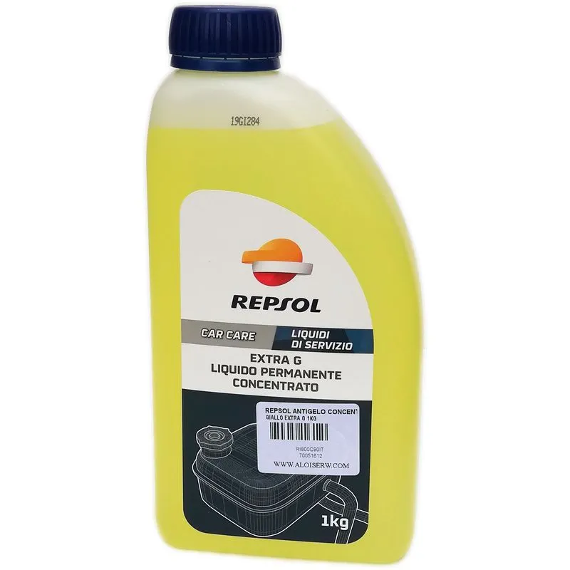 1kg liquido antigelo giallo refrigerante permanente concentrato - Repsol