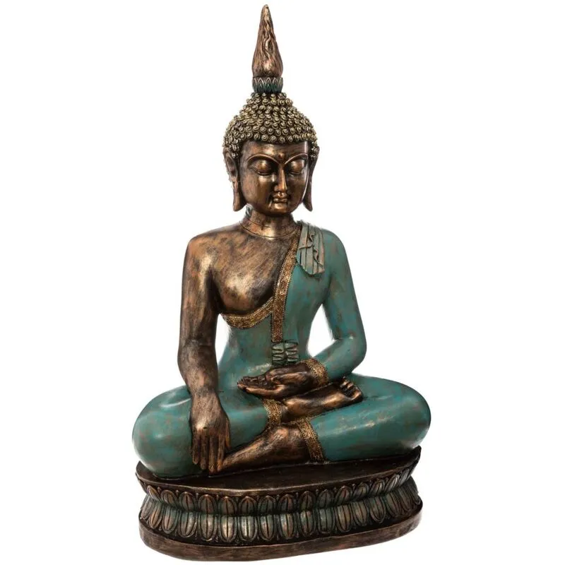 Statua di Buddha seduto H73cm Atmosphera Créateur D'intérieur