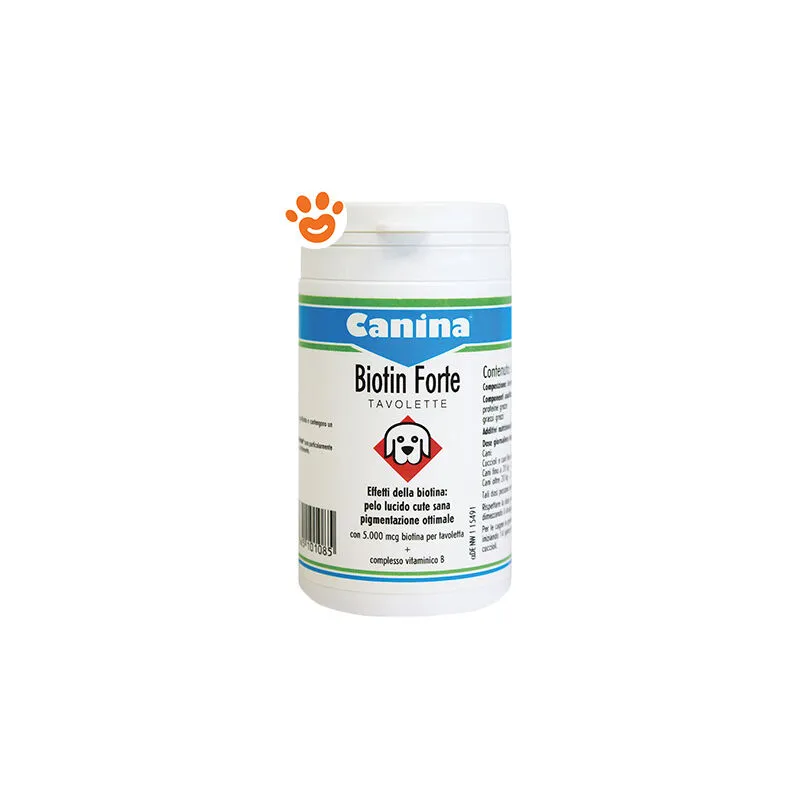  Dog Biotin Forte - Confezione da 30 Tavolette