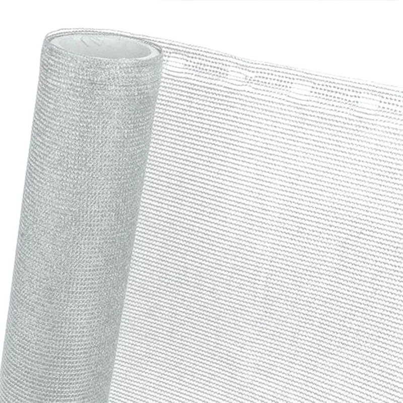  - Rete ombreggiante per recinzioni e coperture telo in tessuto Bianco coprente al 90% -3 mt / 5 mt