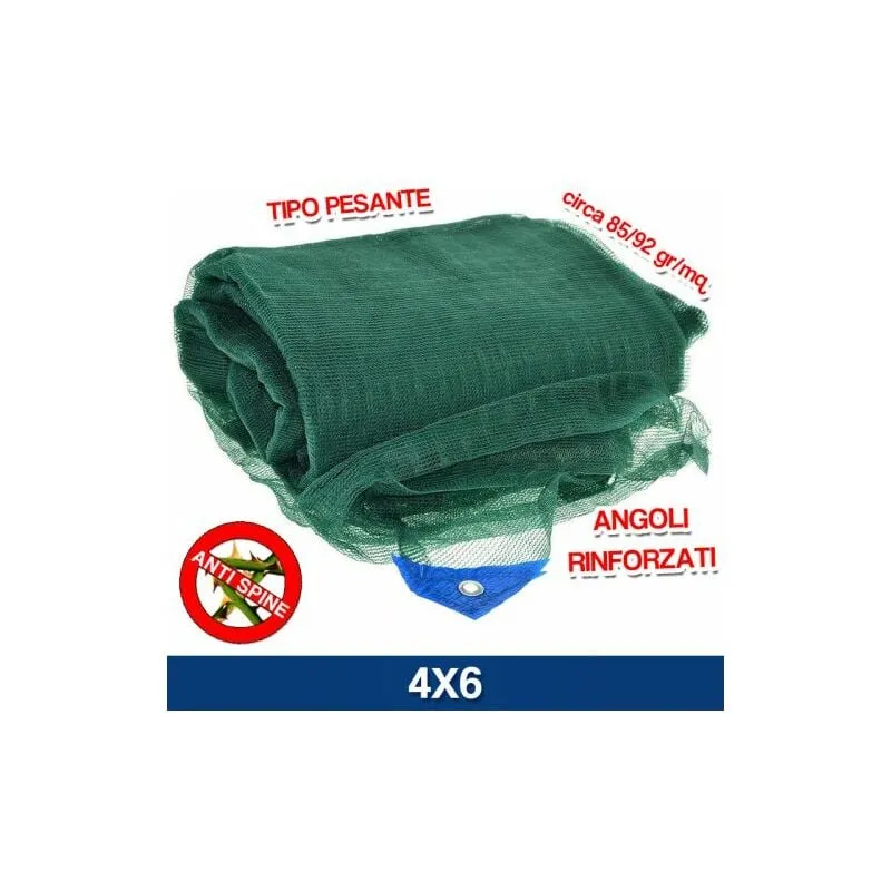 Brixo - telo rete raccolta olive pesante antispina occhiellato rinforzato intero 34677V 4X6 (31824)