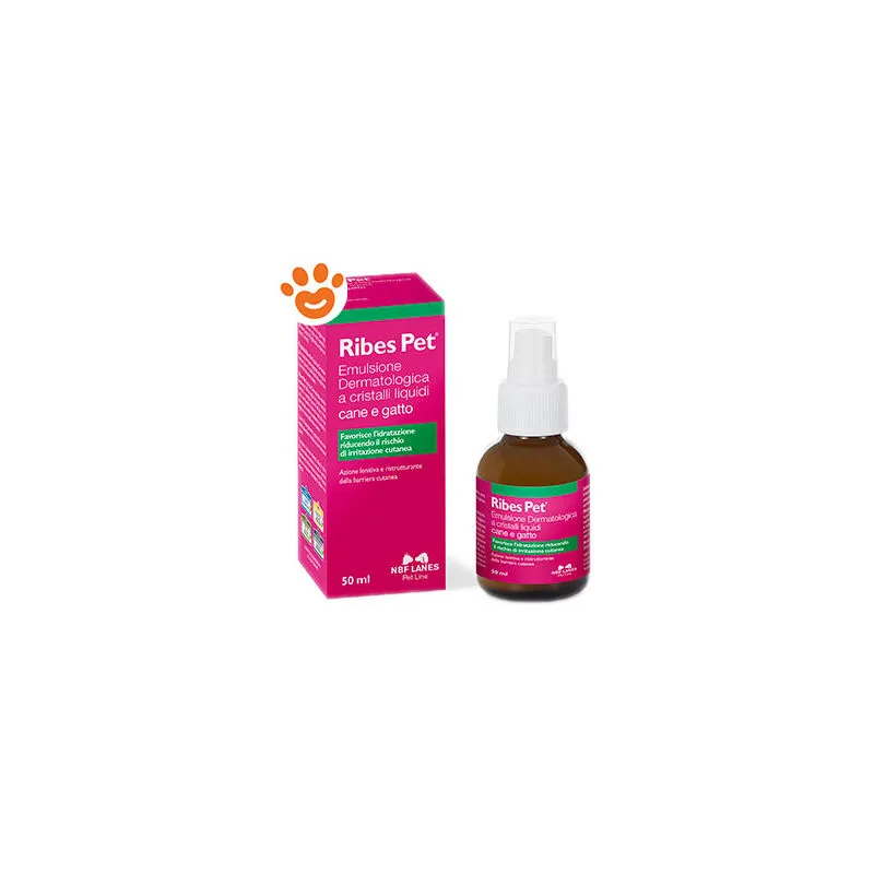  Lanes Dog e Cat Ribes Pet Emulsione Dermatologica - Confezione da 50 ml