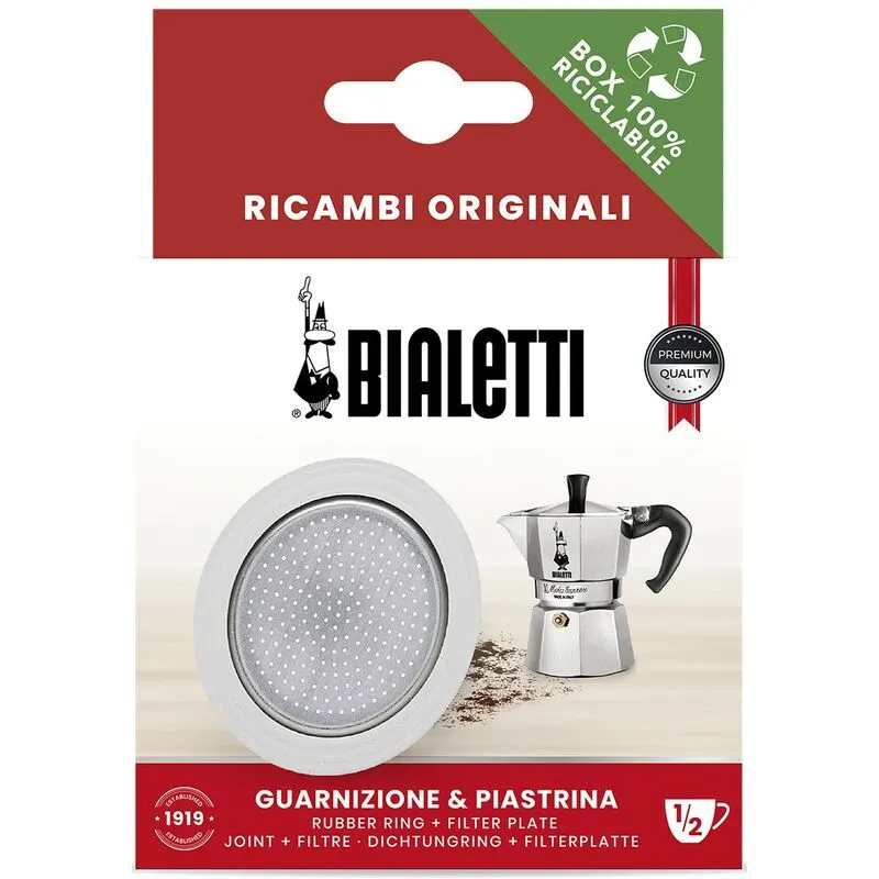 Guarnizione Moka Ricambio Caffettiera Moka Originale Guarnizione Moka 1/2 Tazza - 