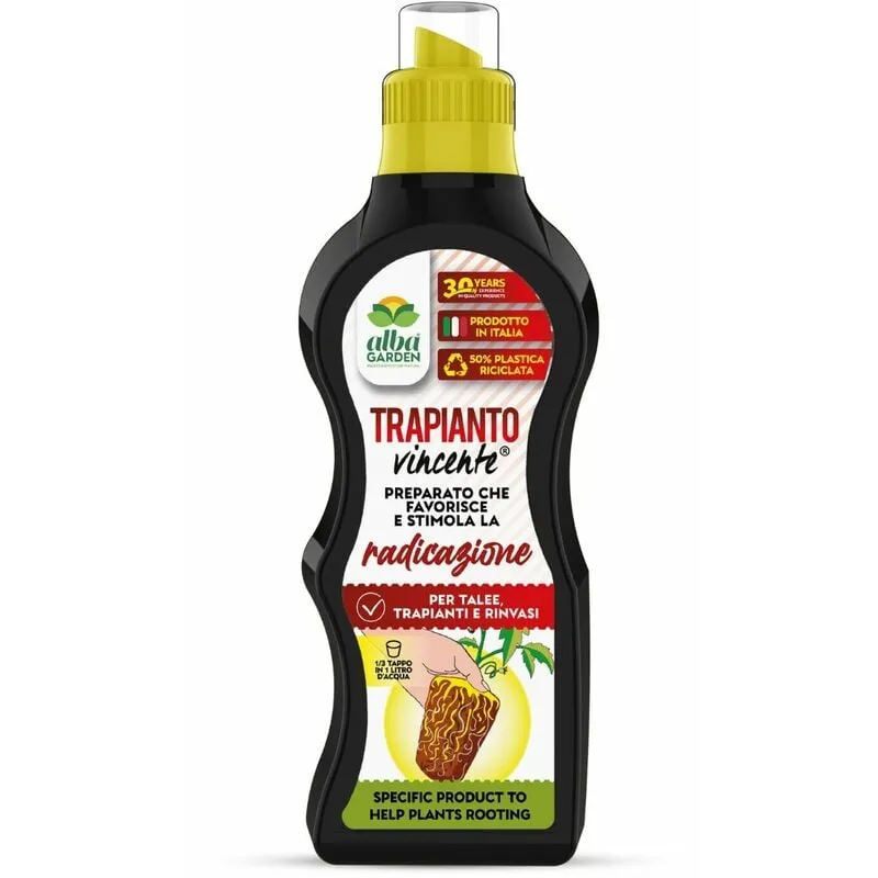 Preparato Naturale Biologico, Liquido Radicante per Talee Accelera Crescita e Sviluppo Naturale delle Radici e Attecchimento x 500 ml