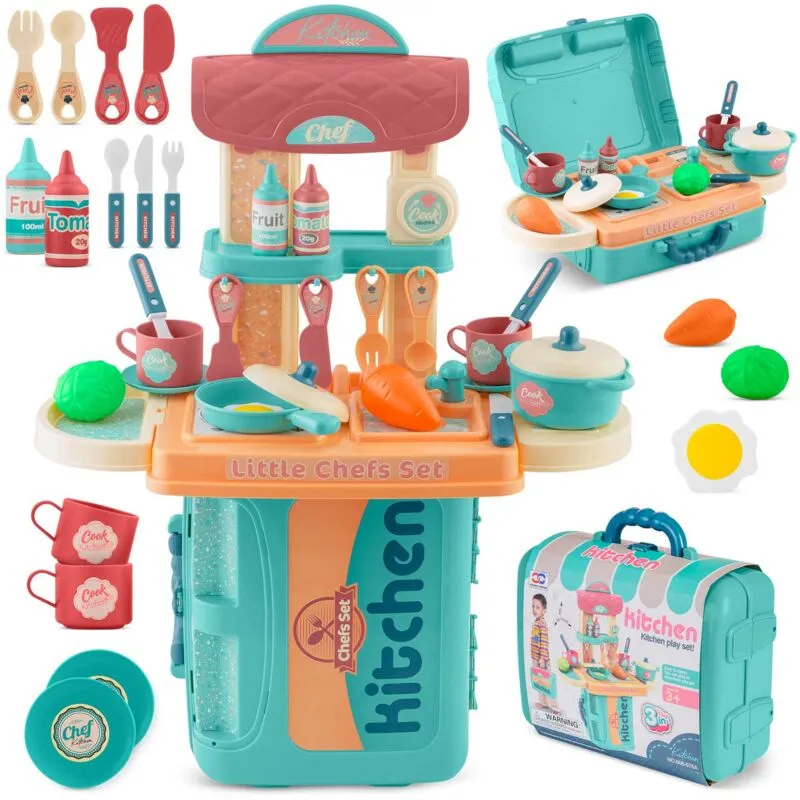 Ricokids 772901 cucina per bambini con valigia