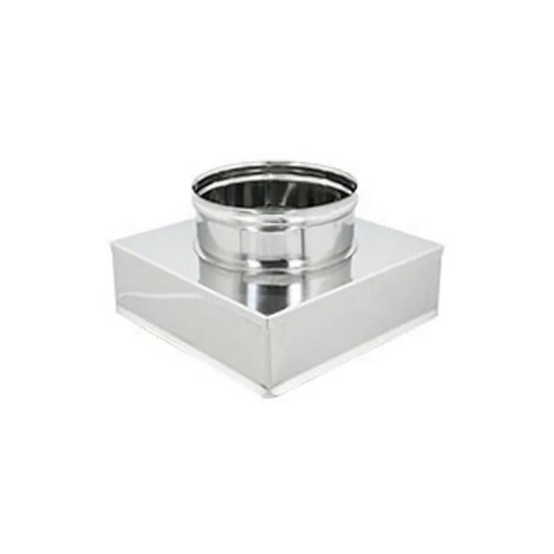  - riduzioni quadre-tonde acciaio inox Da 200x200 a 200