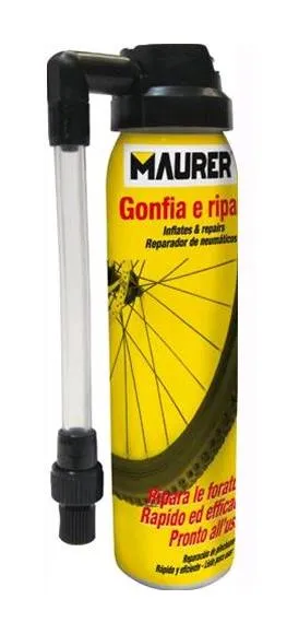 Maurer - ripara e gonfia gomme per pneumatici bici spray 100 ml