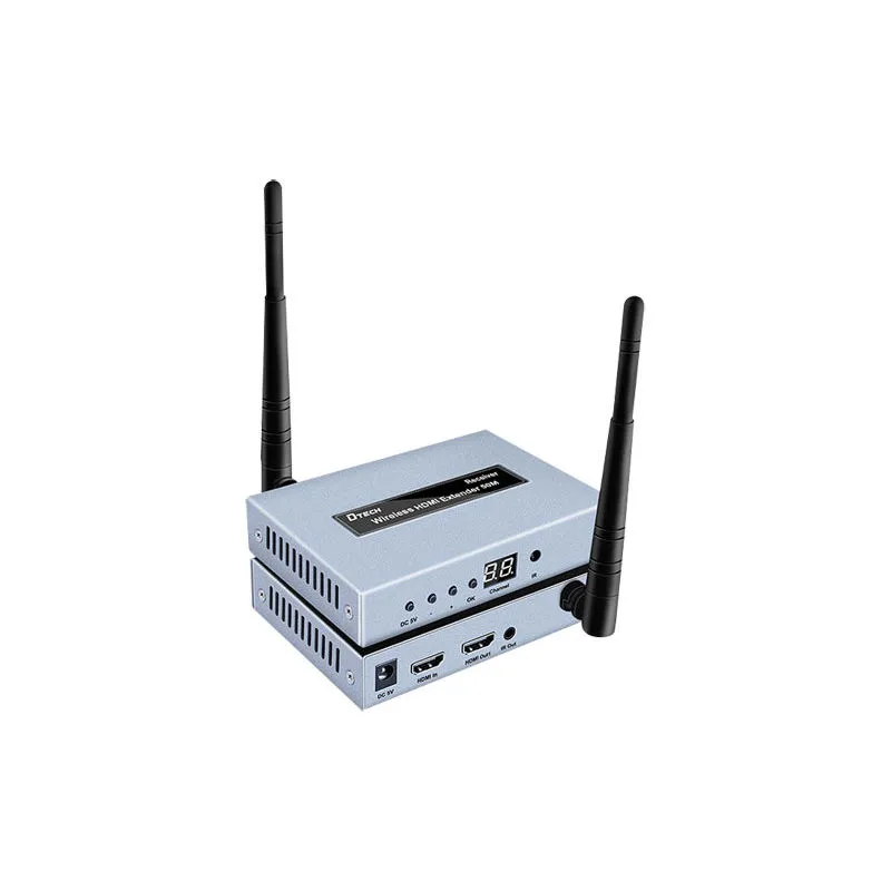 Housecurity - ripetitore trasmettitore hdmi wifi wireless extender ahdio video hd 2.4GHz e 5GHz