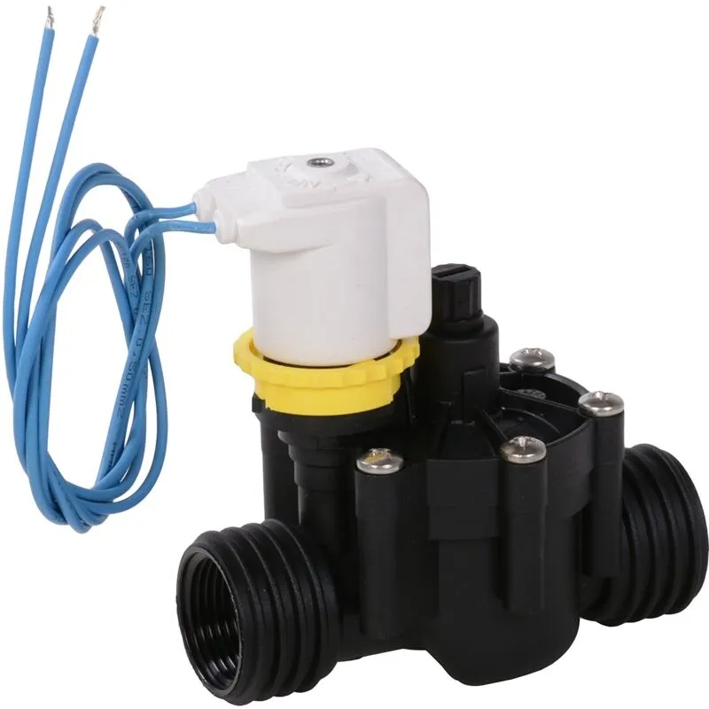 Elettrovalvola a solenoide azionata elettrica 3/4 Pollici Filettatura Interna 24 vdc con Controllo del Flusso - 