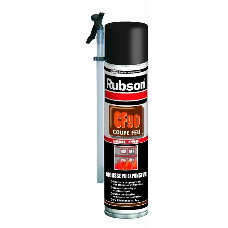 Rubson - CF90 schiuma resistente al fuoco - aerosol 600 ml - 161992