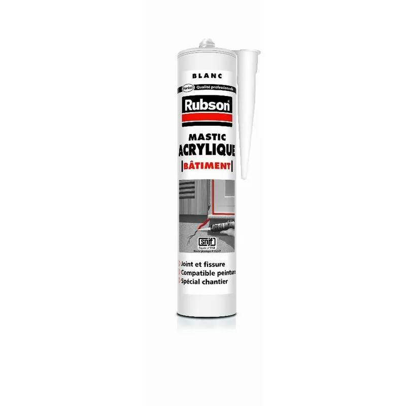 Rubson Composto acrilico per edilizia - 280 ml - bianco - 2622524