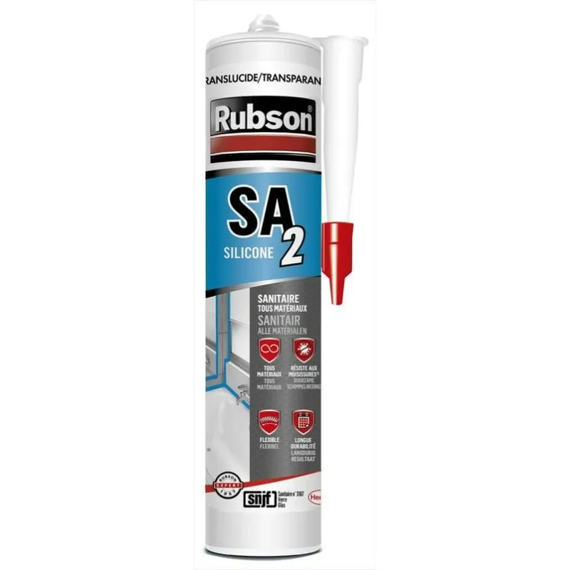 Sigillante per cucina e bagno SA2 Rubson trasparente 280ml Rubson