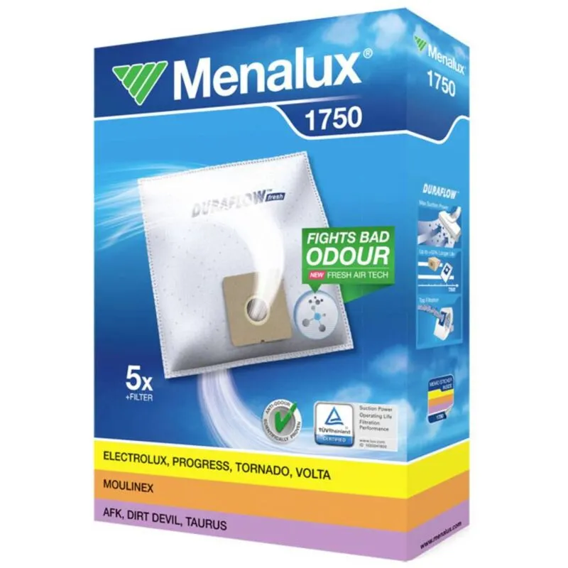 Menalux - 1750 Sacchetto aspirapolvere 5 pz.