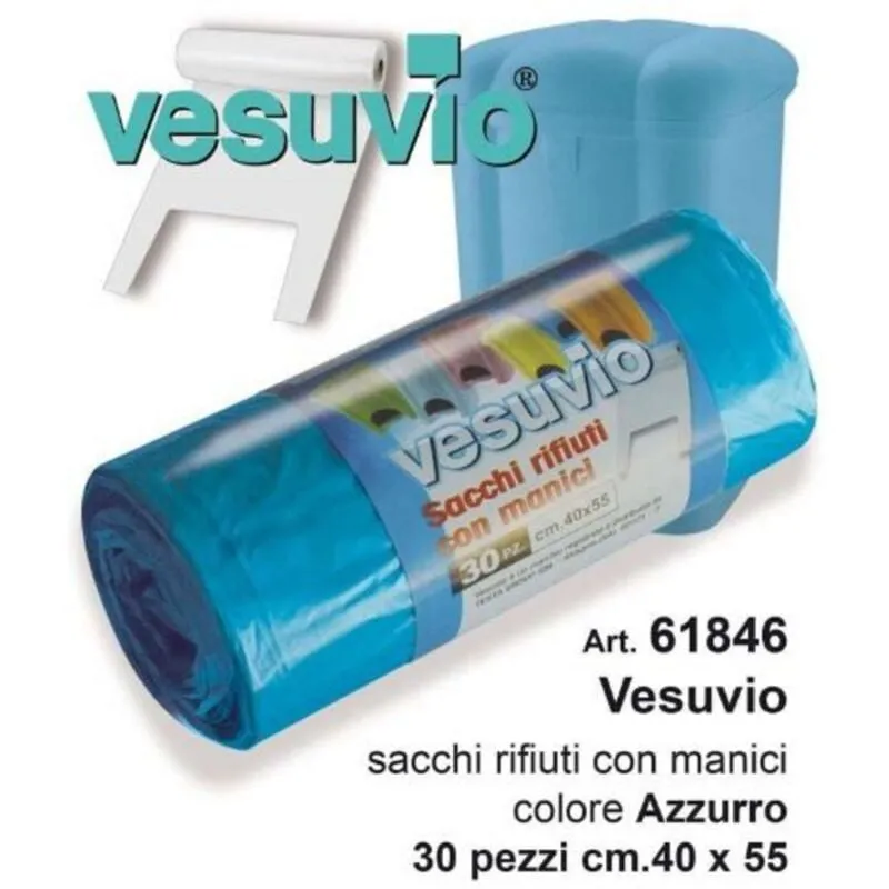 Sacchi Pattumiera 30Pz Blu 40X45 61846