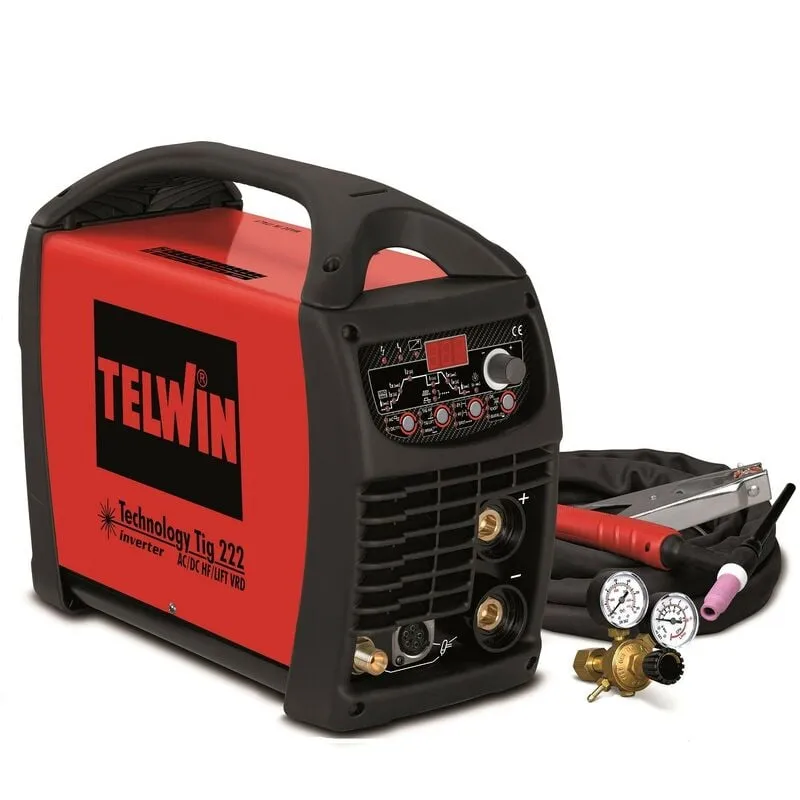 Telwin - Saldatrice per alluminio Technology tig 222 ac dc Inverter