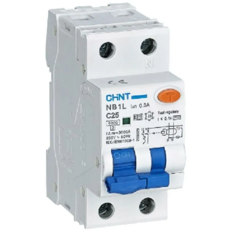 Chint interruttore magnetotermico nb1l2/c16-1pn-6-ac30 -int mtd 1p+n